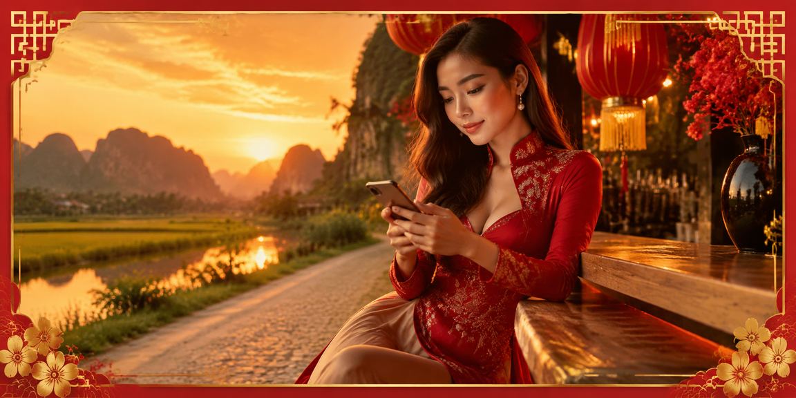 Người dùng tại Ninh Bình sử dụng điện thoại truy cập casino trực tuyến trong dịp Tết