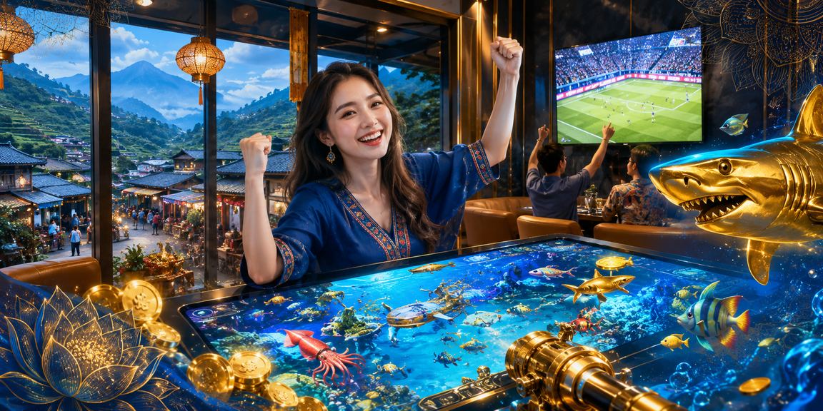 Người chơi tại vùng núi phía Bắc Việt Nam thưởng thức trò chơi bắn cá trực tuyến trên thiết bị di động